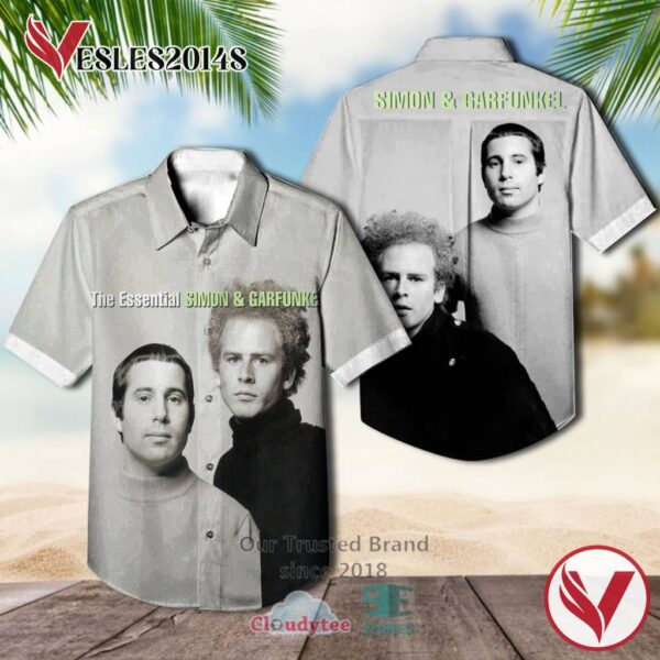 Simon and Garfunkel The Essential Albums Hawaiian Shirt, Best Gift For Music Lovers Vesles2014S