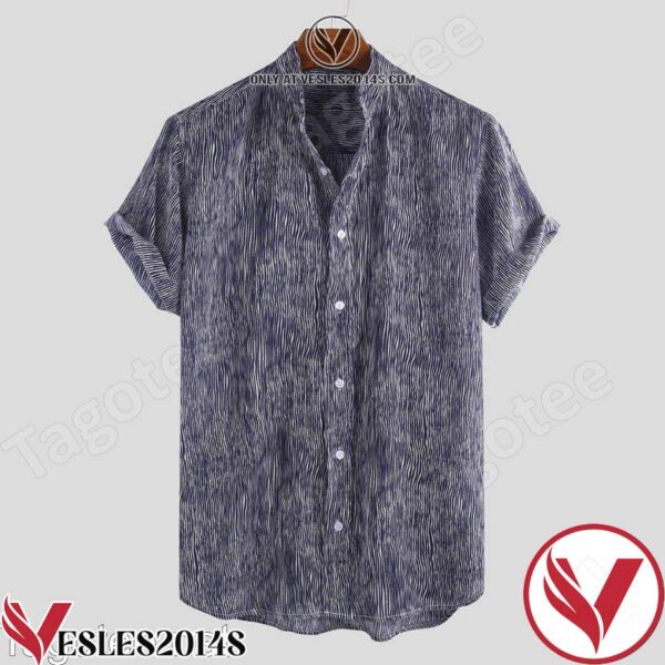 Simple Ethnic Summer Stripe Hawaiian Shirt, Unique Gifts For Friends - Vesles2014S 1