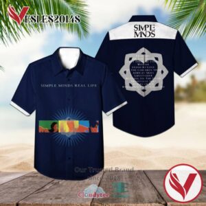 Simple Minds Real Life 1991 Casual Hawaiian Shirt, Best Gifts For Summer Vesles2014S
