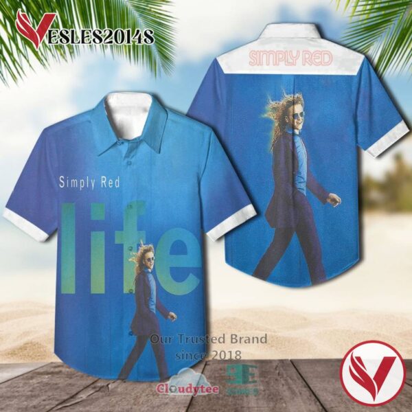 Simply Red Life Album Casual Hawaiian Shirt, Best Gift For Music Lovers Vesles2014S