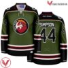 Simpson Flying Hellfish Hockey Jersey - Vesles2014S