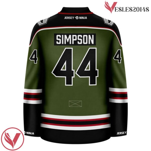 Simpson Flying Hellfish Hockey Jersey - Vesles2014S 3