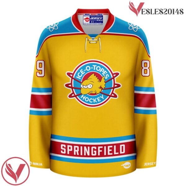Simpson Springfield Iceotopes Hockey Jersey - Vesles2014S 2