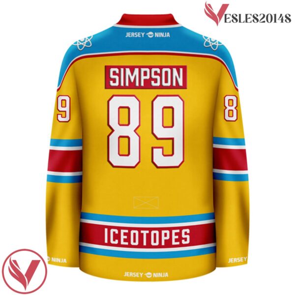 Simpson Springfield Iceotopes Hockey Jersey - Vesles2014S 3