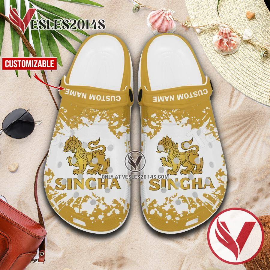 Singha Logo Crocs Shoes For Men And Women, Unique Clogs Shoes For Fans - Vesles2014S 1