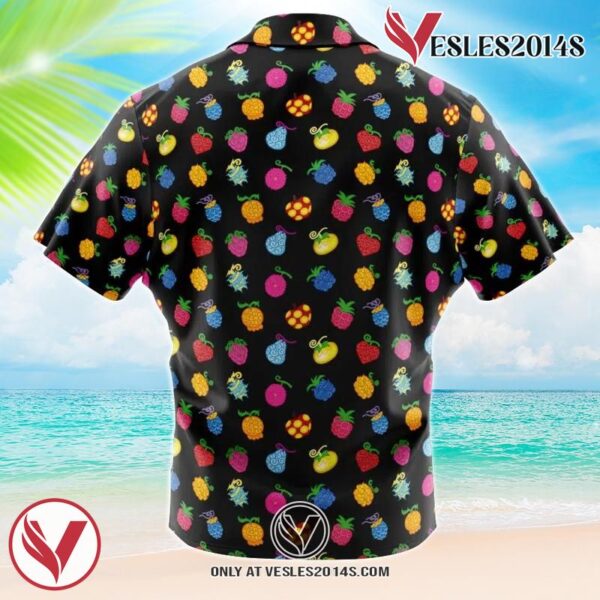 Single Piece of Demon Fruit One Piece Hawaiian Button Up Shirt, Perfect Gifts For Anime Lovers - Vesles2014S 1