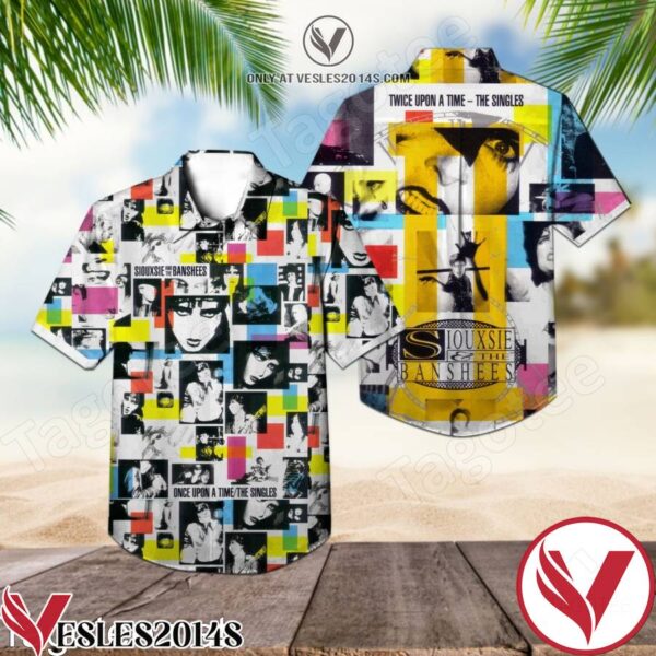 Siouxsie And The Banshees Twice Upon A Time The Singles Cover Hawaiian Shirt, Unique Gifts For Friends - Vesles2014S 1