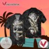 Skeleton 2 For Men And Women Graphic Print Short Sleeve Hawaiian Casual Shirt Vesles2014S