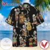 Skeleton Dancing Hawaiian Graphic Print Short Sleeve Hawaiian Casual Shirt Vesles2014S