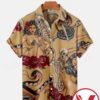 Skeleton Girl Rose And Snake Halloween Hawaiian Shirt, Unique Gifts For Friends - Vesles2014S 1