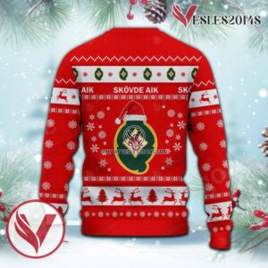 Skövde AIK Sport Ugly Christmas Sweater, Unique Gifts For Fans - Vesles2014aS 3