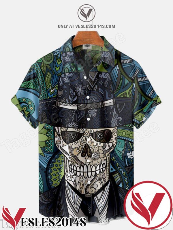 Skulduggery Pleasant Halloween Hawaiian Shirt, Unique Gifts For Friends - Vesles2014S 1