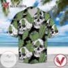Skull And Cactus Hawaiian Graphic Print Short Sleeve Hawaiian Casual Shirt Vesles2014S