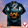 Skull Face Miami Dolphin Hawaiian Shirt, Unique Gifts For Friends - Vesles2014S 1