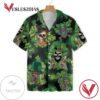 Skull Irish Saint Patrick Day For men And Women Graphic Print Short Sleeve Hawaiian Casual Shirt Vesles2014S