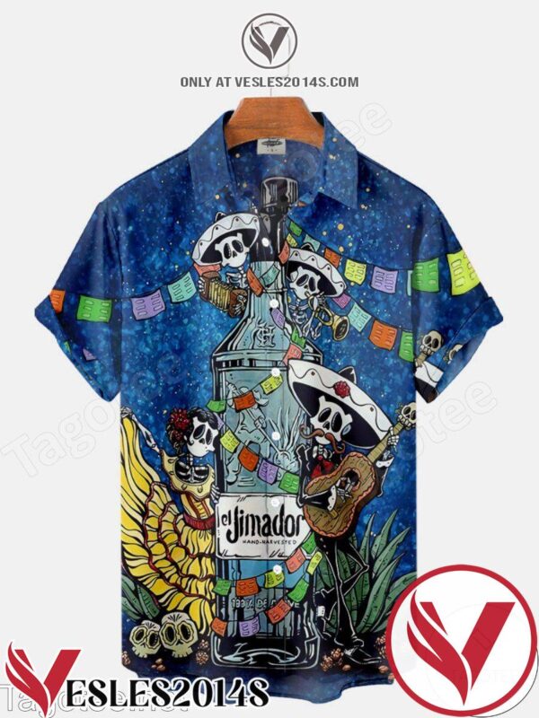 Skull Music And Events El Jimador Halloween Hawaiian Shirt, Unique Gifts For Friends - Vesles2014S 1