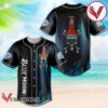 Skull With Blue Moon Baseball Jersey, Perfect Gifts For Fans - Vesles2014S