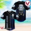 Skull With Busch Light Baseball Jersey, Perfect Gifts For Fans - Vesles2014S