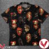 Skull With Red Roses Black Hawaiian Shirt, Unique Gifts For Friends - Vesles2014S 1