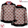 Skulls & Roses Ugly Pattern Dia De Los Muertos Sweater Holiday Jersey - Vesles2014S