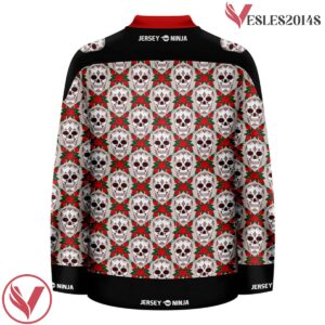 Skulls & Roses Ugly Pattern Dia De Los Muertos Sweater Holiday Jersey - Vesles2014S 3