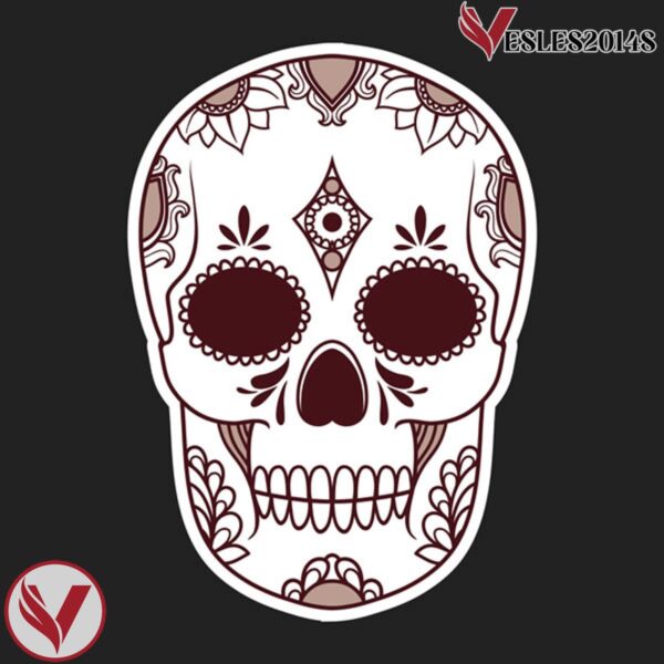 Skulls & Roses Ugly Pattern Dia De Los Muertos Sweater Holiday Jersey - Vesles2014S 5