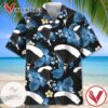 Skydiving Tropical Print Short Sleeve Hawaiian Casual Shirt Vesles2014S