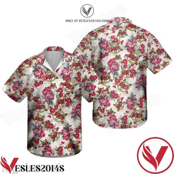 Slayer Band Light Hawaiian Shirt, Unique Gifts For Friends - Vesles2014S 1