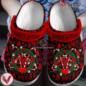 Slayer Christmas Music Crocs Crocband Clogs Shoes, Unique Gifts For Fans - Vesles2014S