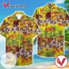 Slayer Hawaiian II Graphic Print Short Sleeve Hawaiian Casual Shirt Vesles2014S