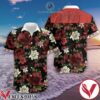 Slayer Peony Flower Black Hawaiian Shirt, Unique Gifts For Friends - Vesles2014S 1