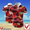 Slayer Rock Band Music Tropical In Sunset Red Hawaiian Shirt, Unique Gifts For Friends - Vesles2014S 1