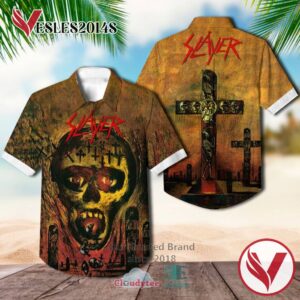 Slayer Seasons in the Abyss Hawaiian Casual Shirt, Best Gifts For Summer Vesles2014S 1