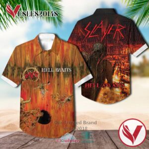 Slayer Sell Awaits Hawaiian Casual Shirt, Best Gifts For Summer Vesles2014S 1