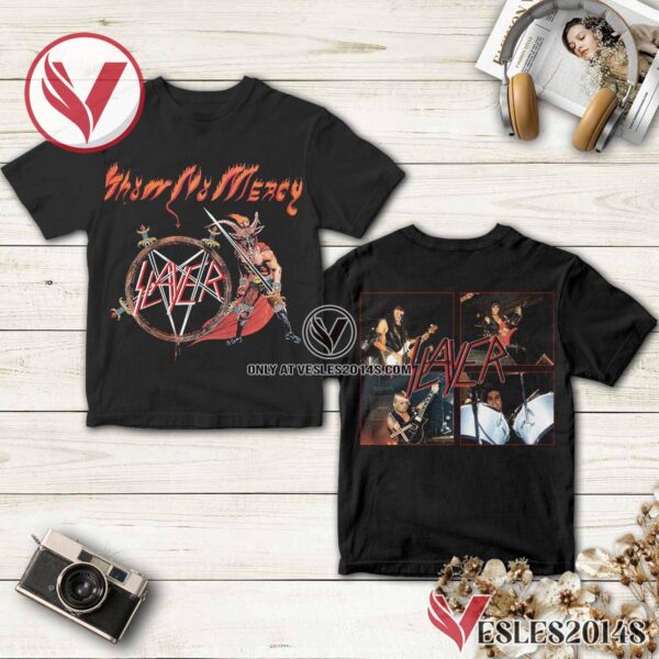 Slayer Show No Mercy Album Cover Shirt, Unique Gifts For Music Lovers - Vesles2014S fCy