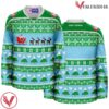 Sleigh Ugly Sweater Pattern Christmas Santa's Jersey - Vesles2014S