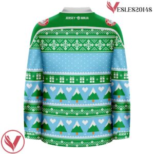 Sleigh Ugly Sweater Pattern Christmas Santa's Jersey - Vesles2014S 3