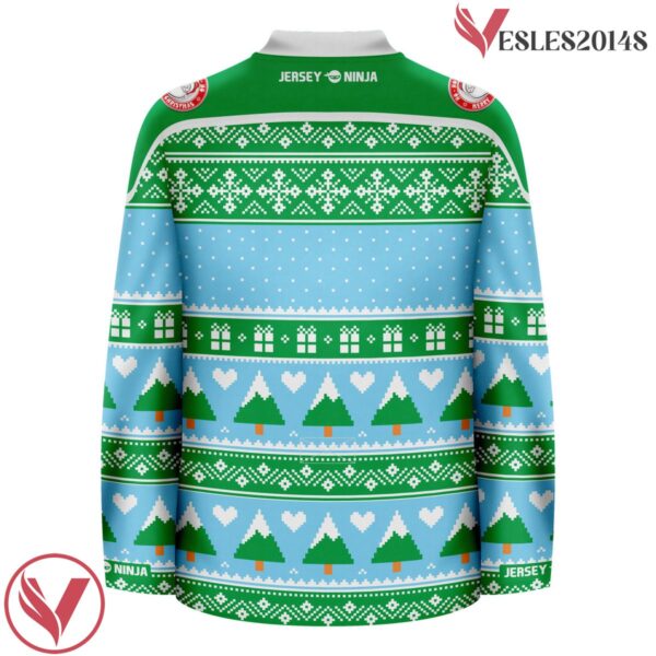 Sleigh Ugly Sweater Pattern Christmas Santa's Jersey - Vesles2014S 3
