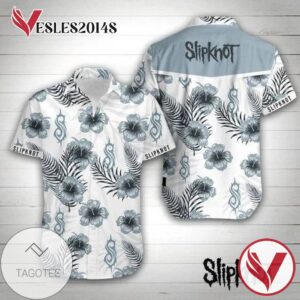 Slipknot Hawaiian Graphic Print Short Sleeve Hawaiian Casual Shirt Vesles2014S