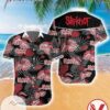 Slipknot Hawaiian III Graphic Print Short Sleeve Hawaiian Casual Shirt Vesles2014S