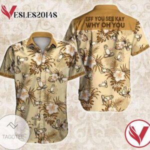Sloth Awesome Colorful Hawaiian Graphic Print Short Sleeve Hawaiian Casual Shirt Vesles2014S