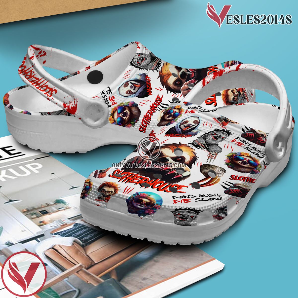 Slotherhouse Movie Crocs Crocband Clogs Shoes Comfortable For Men Women and Kids Style 2 - Vesles2014S 2