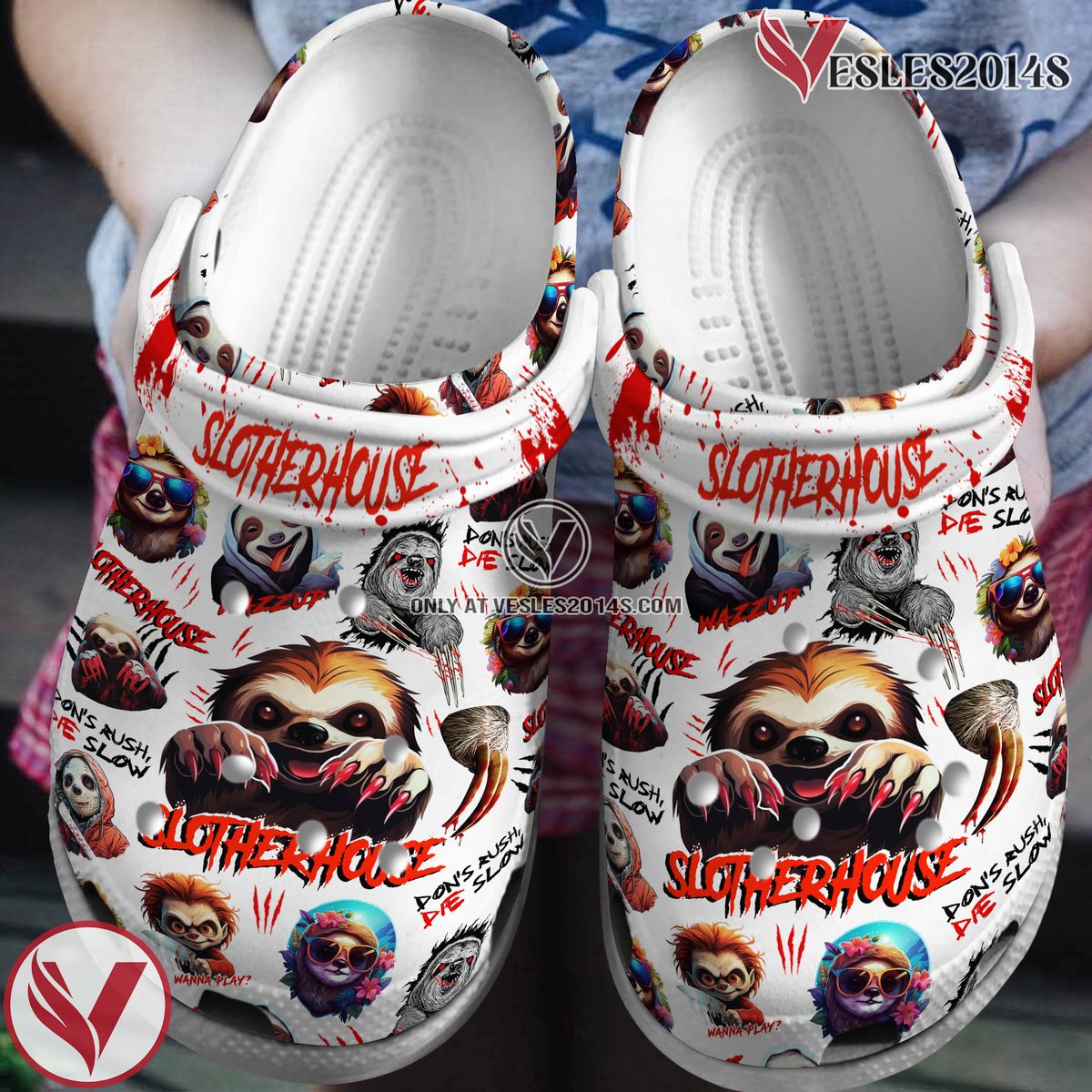 Slotherhouse Movie Crocs Crocband Clogs Shoes Comfortable For Men Women and Kids Style 2 - Vesles2014S 3