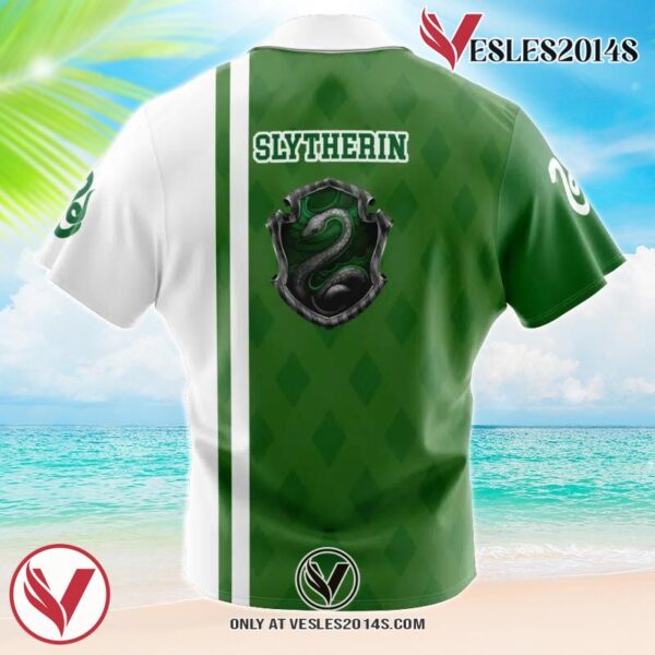 Slytherin Harry Potter Hawaiian Button Up Shirt, Perfect Gifts For Anime Lovers - Vesles2014S 1