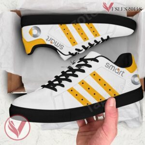 Smart Logo Print Stan Smith Shoes, Unique Sneaker For Fans - Vesles2014s 1
