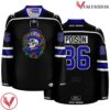 Smoking Skull Rose Poison Black Jersey - Vesles2014S