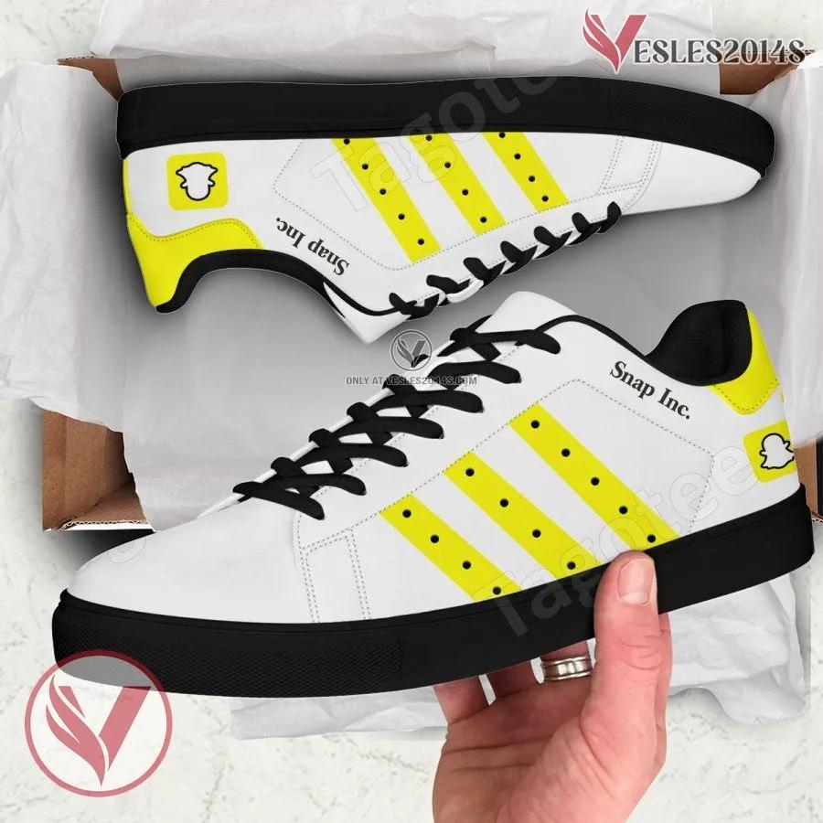 Snap Logo Print Stan Smith Shoes For Men And Womens - Vesles2014s 1