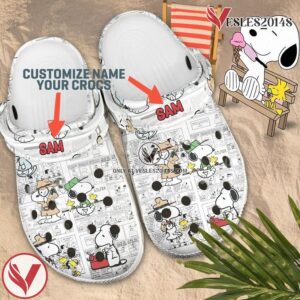 Snoopy Crocs Crocband Shoes Comfortable Clogs for men women, Unique Gift From  Vesles2014S