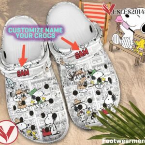 Snoopy Crocs Crocband Shoes Comfortable Clogs for men women, Unique Gift From  Vesles2014S 4