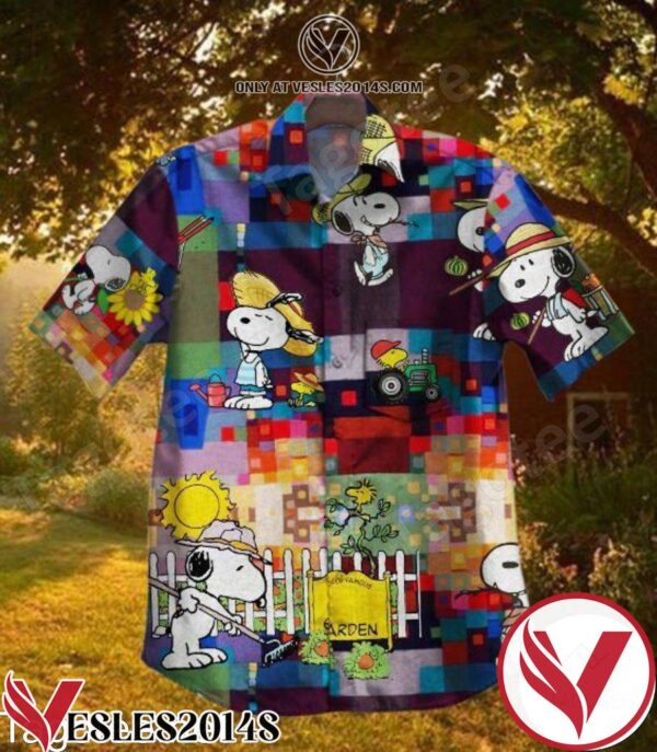Snoopy Farmers Hawaiian Shirt, Unique Gifts For Friends - Vesles2014S 1